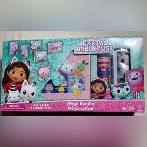 Gabby's Dollhouse Puzzle Bundle Set - 9 Puzzles. Dreamworks Bundle